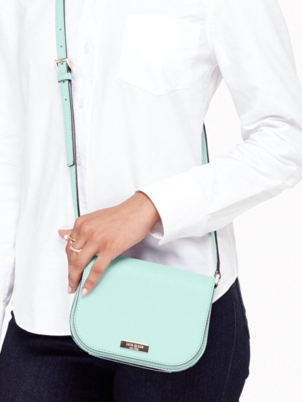 Kate Spade Newbury Lane Carsen Crossbody – Baby Blue 🔥